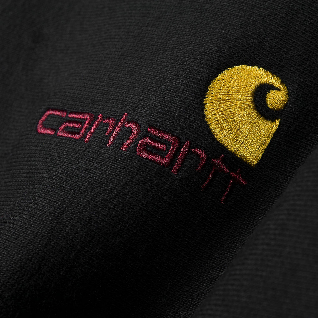 Carhartt Felpa girocollo da uomo American Script I025475 nero
