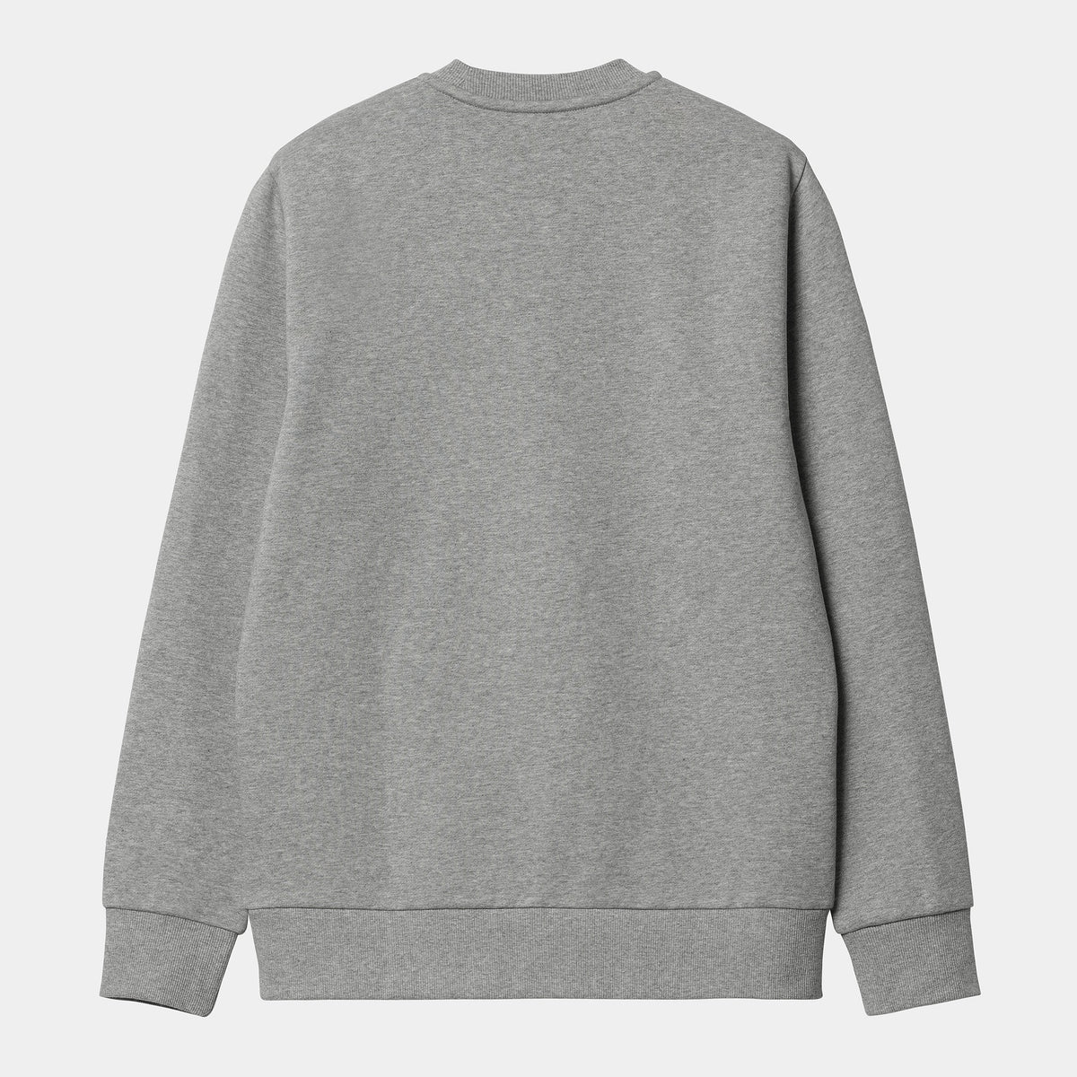 Carhartt felpa girocollo da uomo 1031242 00D grey heather-white