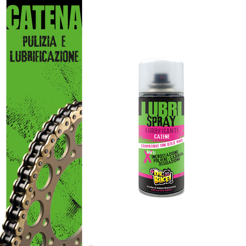 DR.BIKE CATENA - Lubrificante Catena LUBRI SPRAY - 400ml