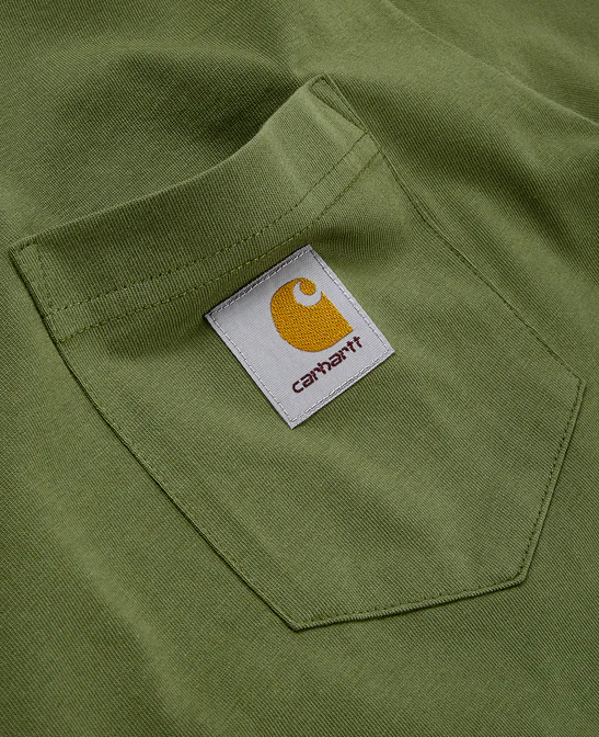 Carhartt T-shirt manica corta con taschino 1030434 1D0 kiwi