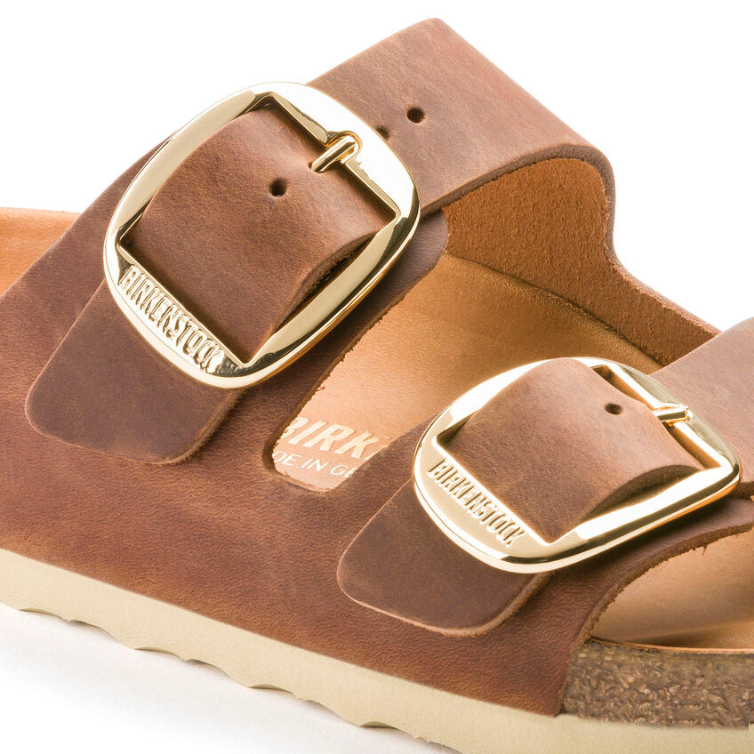 Birkenstock Arizona Big Buckle Cognac Pianta Stretta